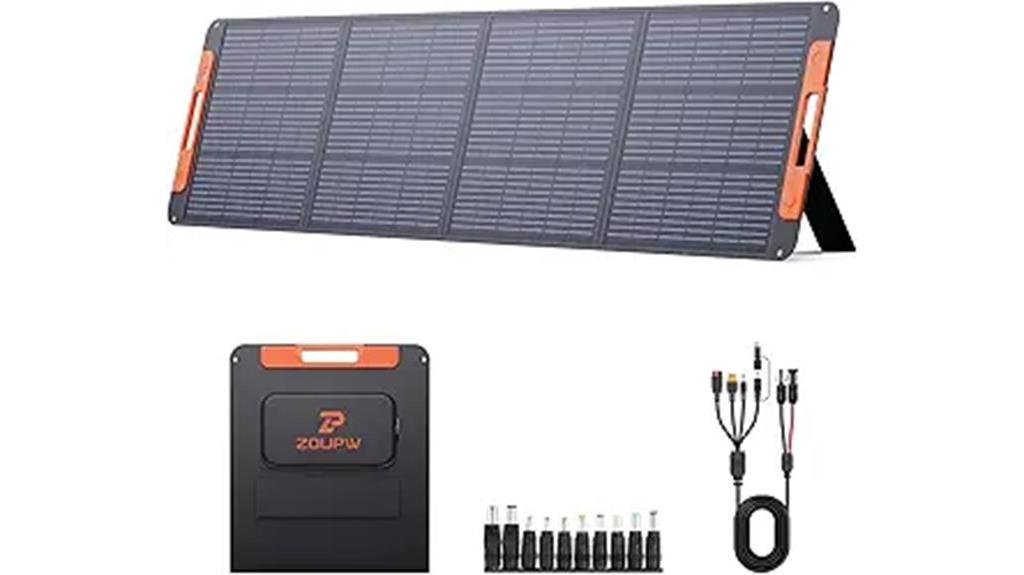 200w portable solar panel