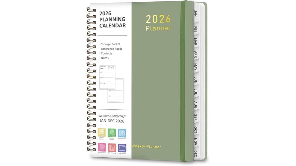 2026 calendar weekly planner