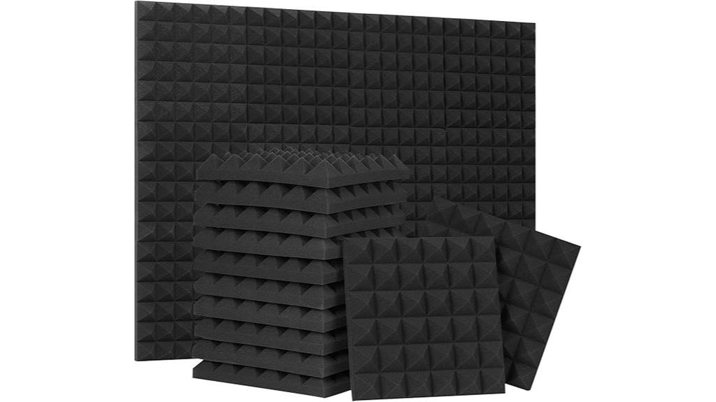 24 pack pyramid foam panels