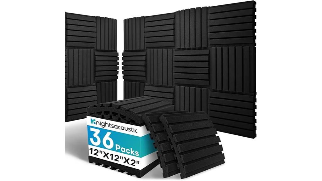 36 pack wall foam panels