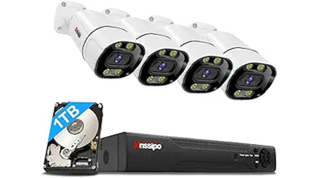 4mp poe camera night vision