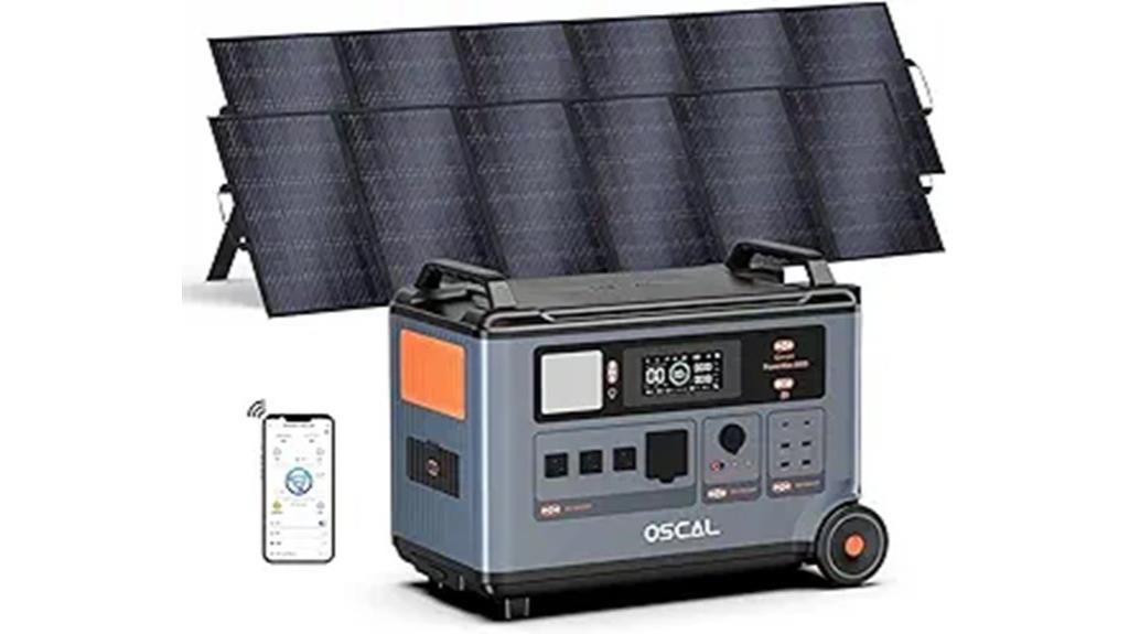 6000w 120 240v solar generator