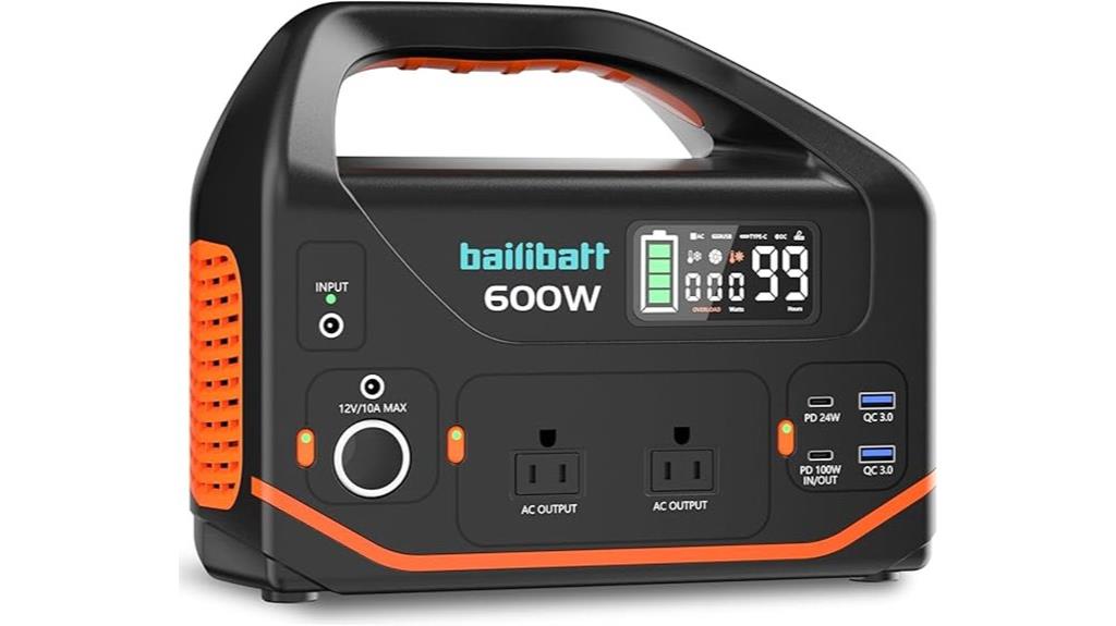 600w 293wh portable power