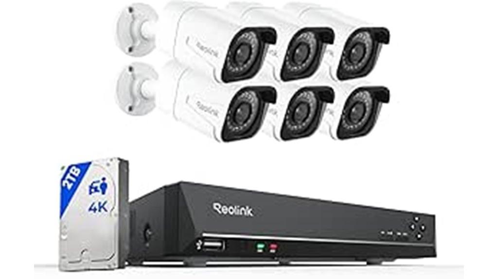 8 channel 4k poe cameras