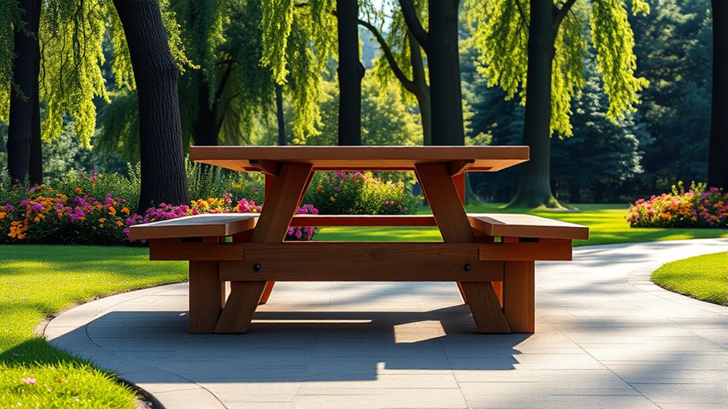 accessible durable outdoor seating