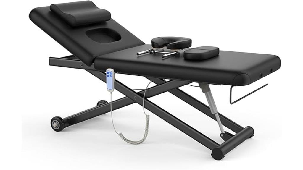 adjustable electric massage table