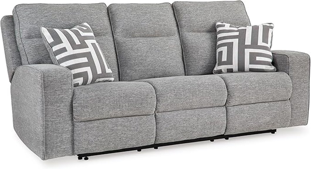 ashley biscoe reclining sofa