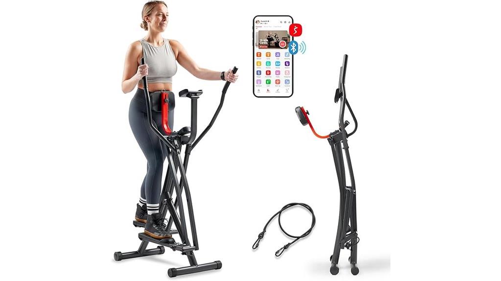 bluetooth adjustable air elliptical