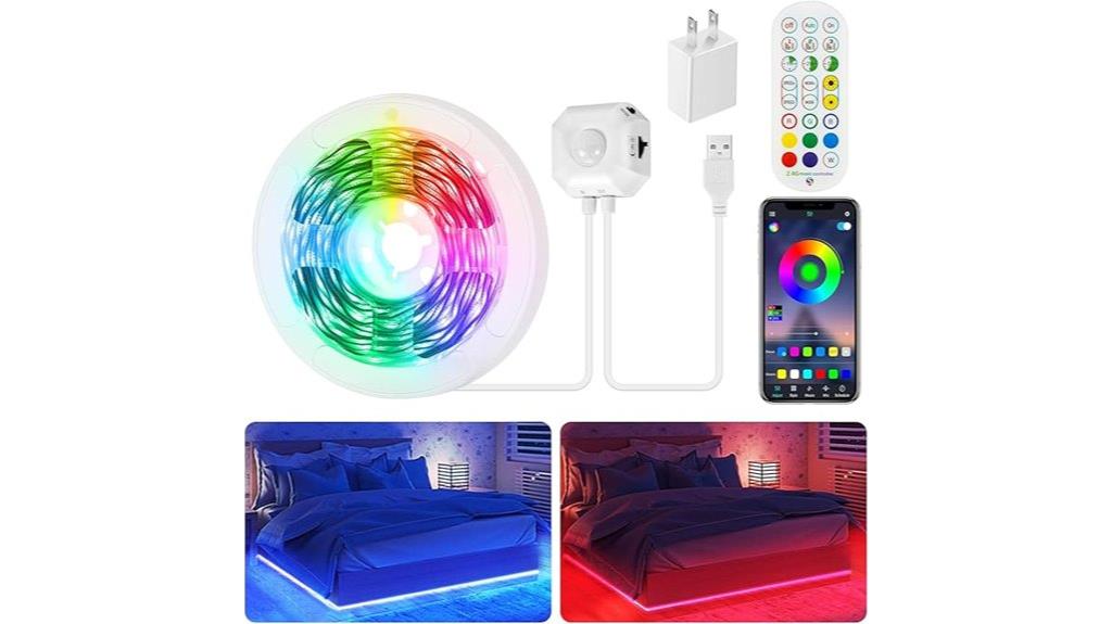 color changing motion lights