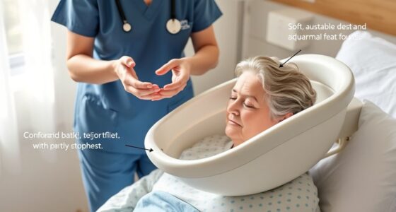 comfortable bedside hair washers