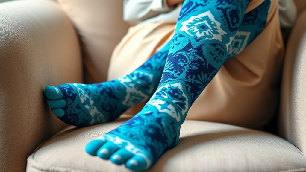comfortable elderly compression socks