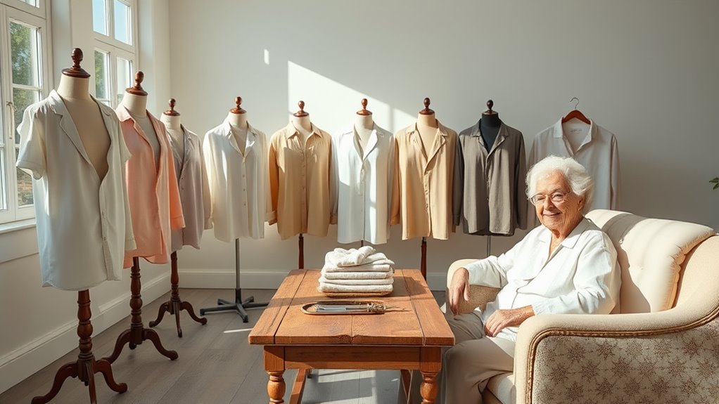 comfortable open back shirts