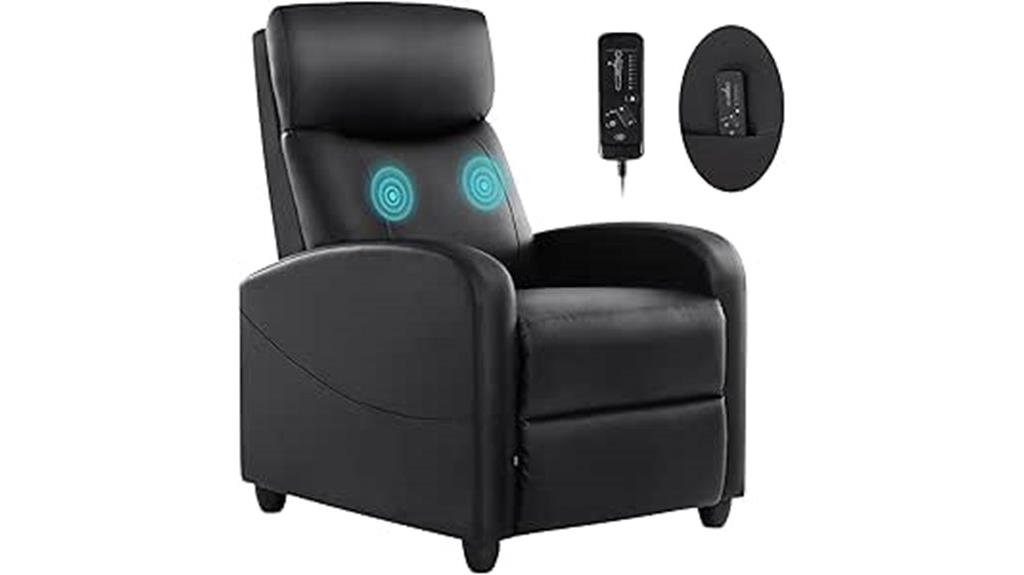 comfortable recliner with support