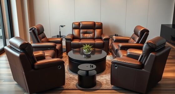 comfortable usb reclining sofas