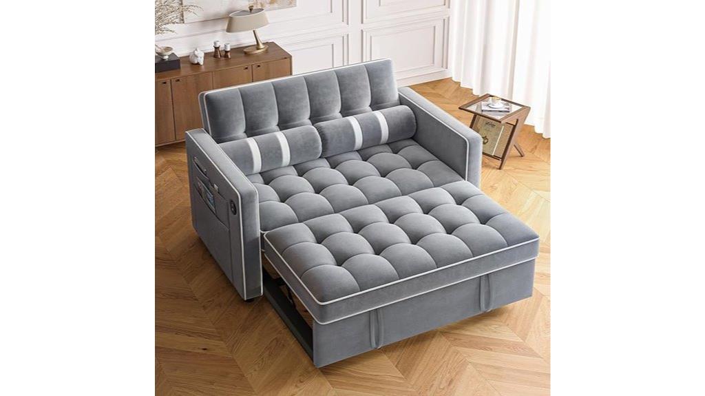 convertible sofa with usb