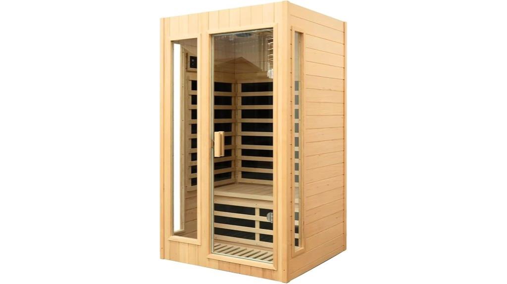 dual person sauna features