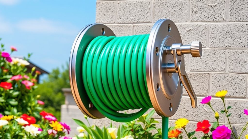 durable weather resistant hose reel
