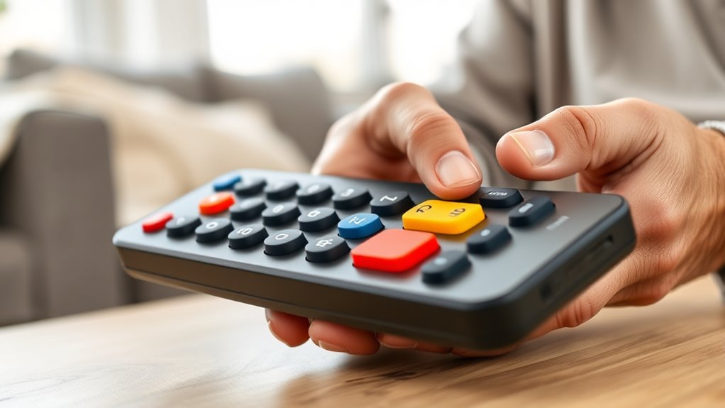 easy to use remote controls