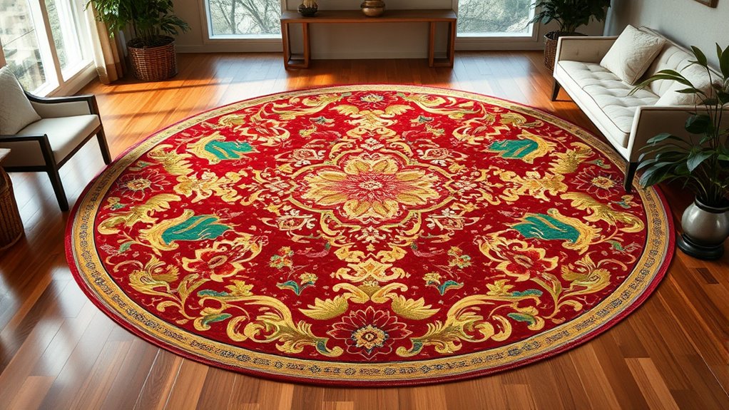 elegant 8ft silk rug collection