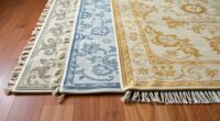 elegant distressed silk rugs
