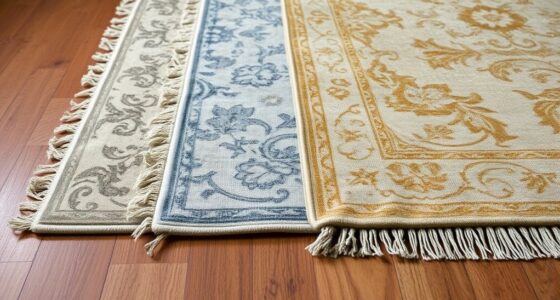 elegant distressed silk rugs