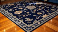 elegant durable navy rugs