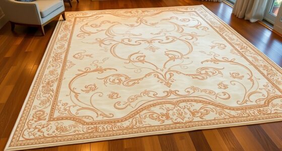 elegant ivory silk rugs