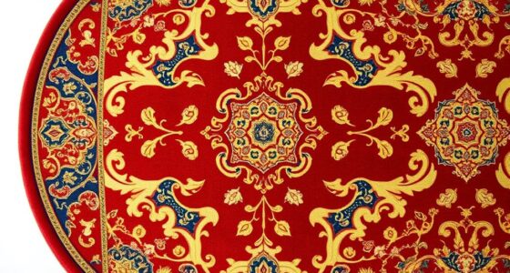 elegant oval silk carpets