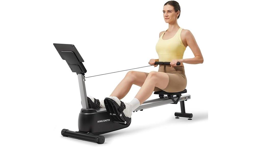 foldable adjustable resistance rowing