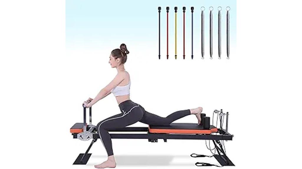 foldable pilates reformer equipment