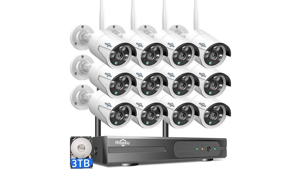 four channel 4k wifi security