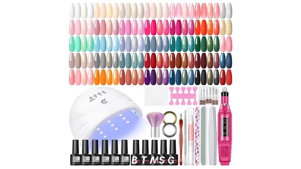 gel nail kit with uv drill
