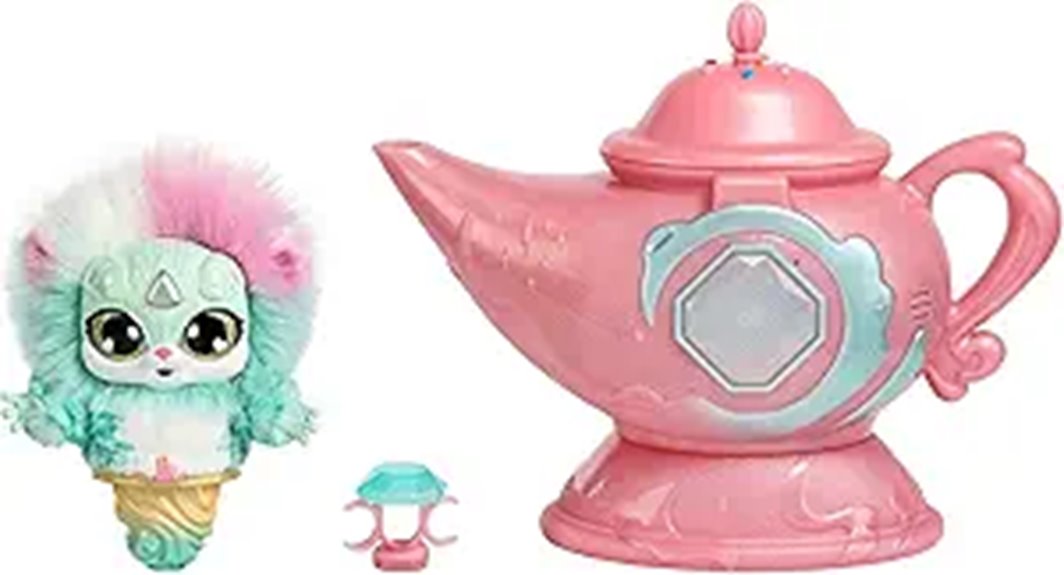 genie lamp plush sounds