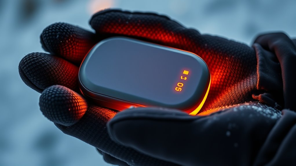 hand warmer features and safety