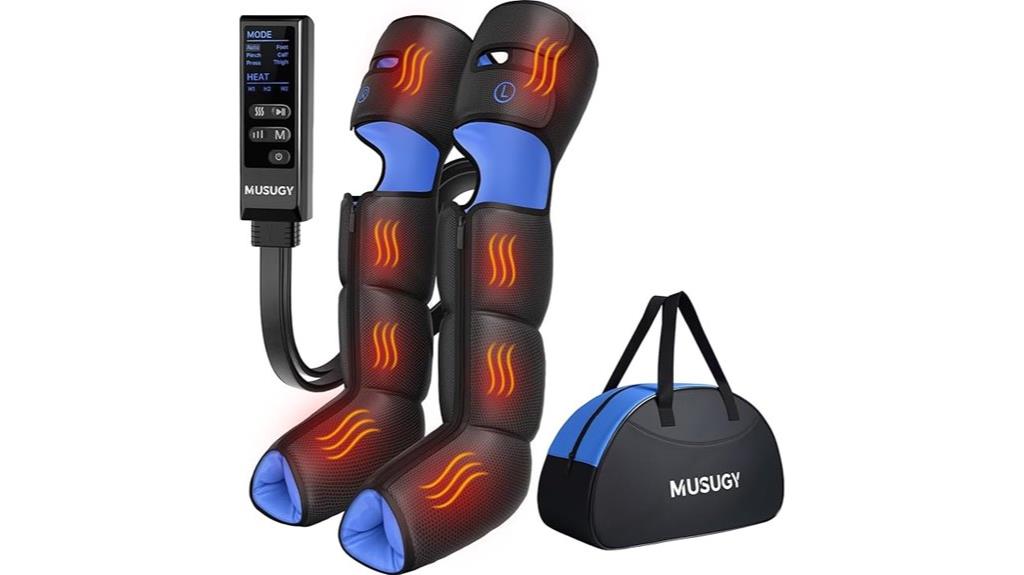 heated compression leg massage