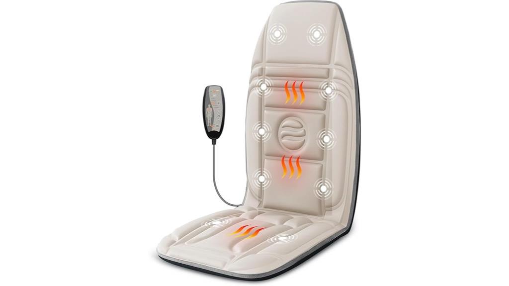heated vibrating massage device