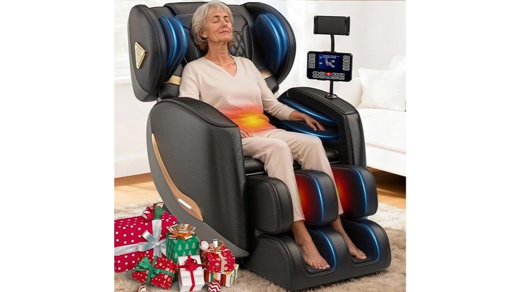 heated zero gravity bluetooth