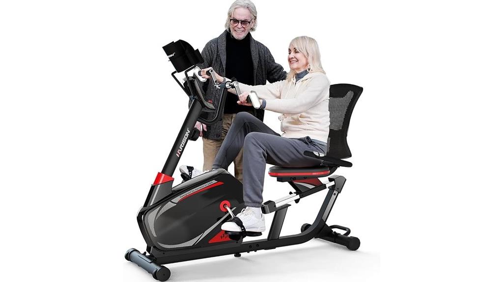 heavy duty recumbent exercise bike