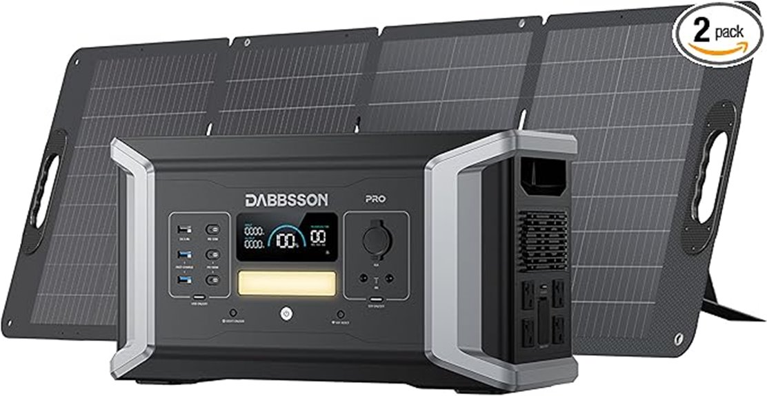 high capacity solar generator