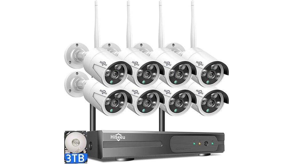 high resolution wireless security system