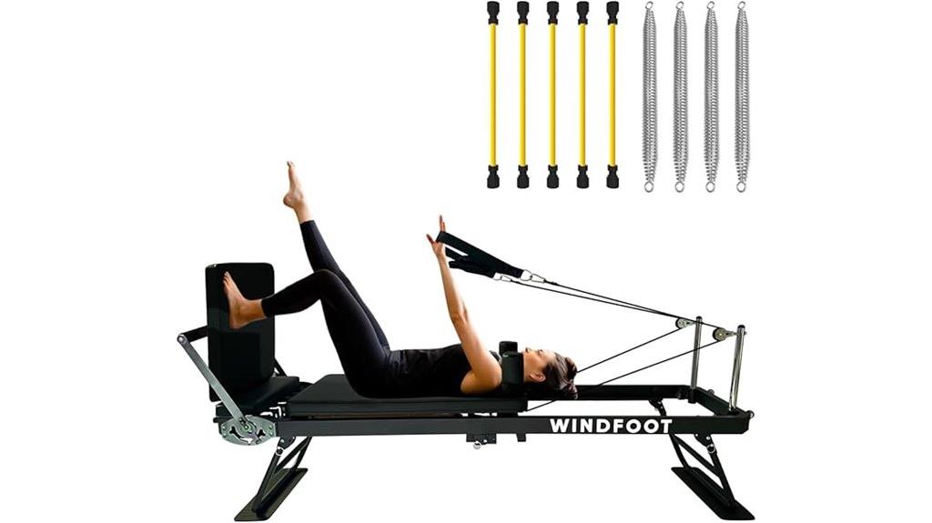 home pilates reformer equipment