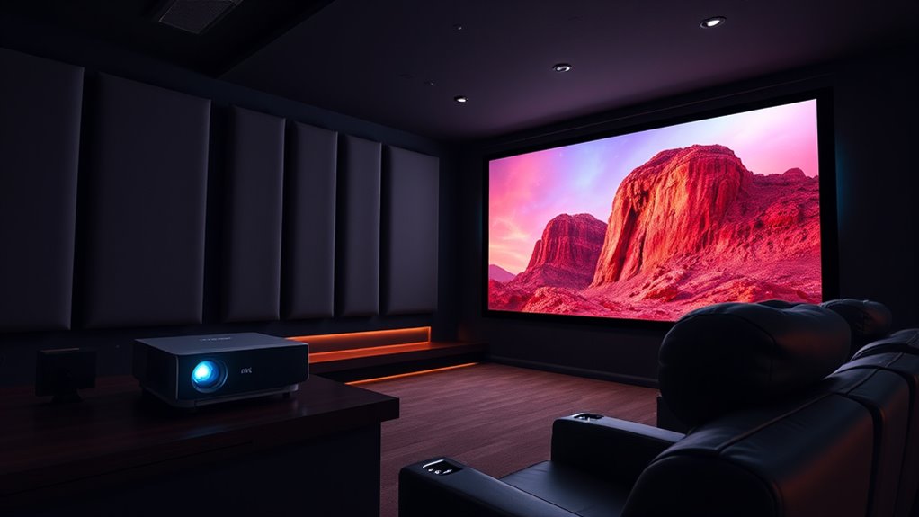 key home theater projection factors