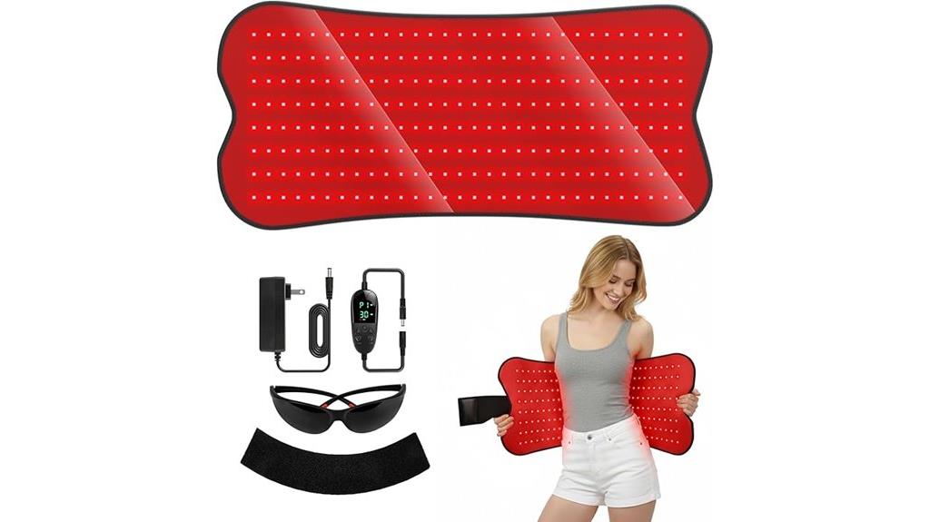 large body red light pad