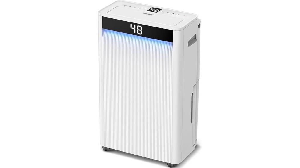 large capacity dehumidifier features