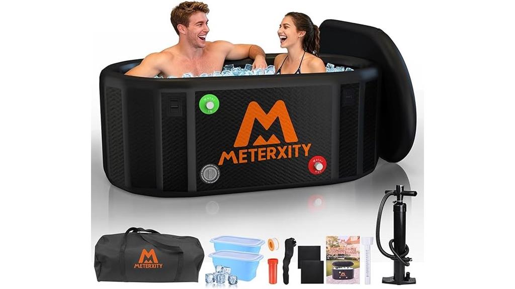 large inflatable ice tub