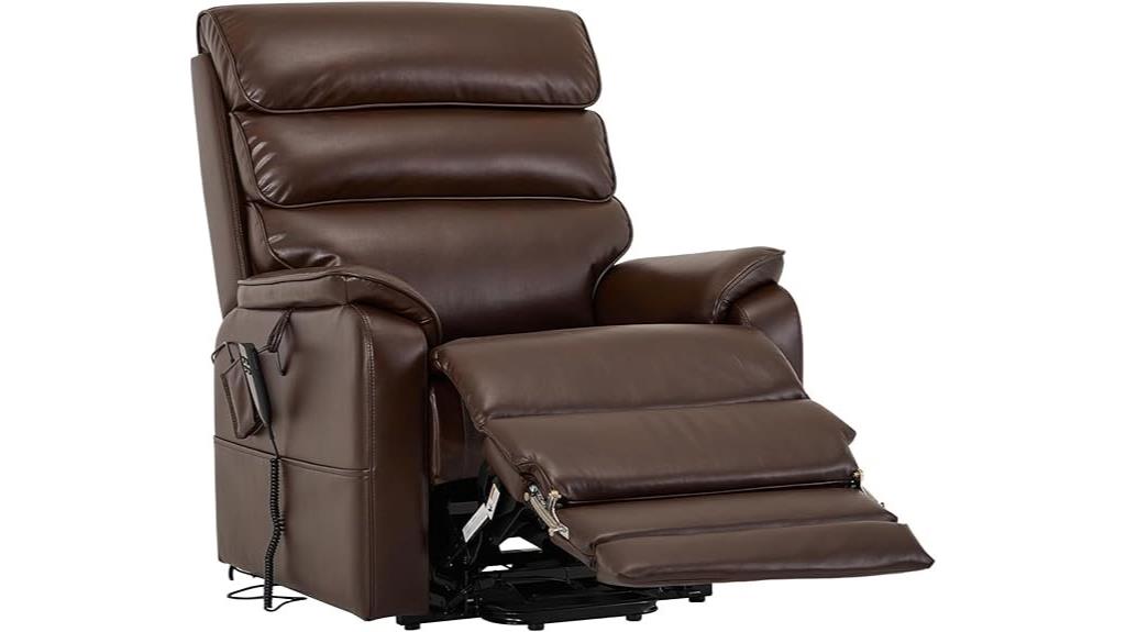 large power recliner with heat