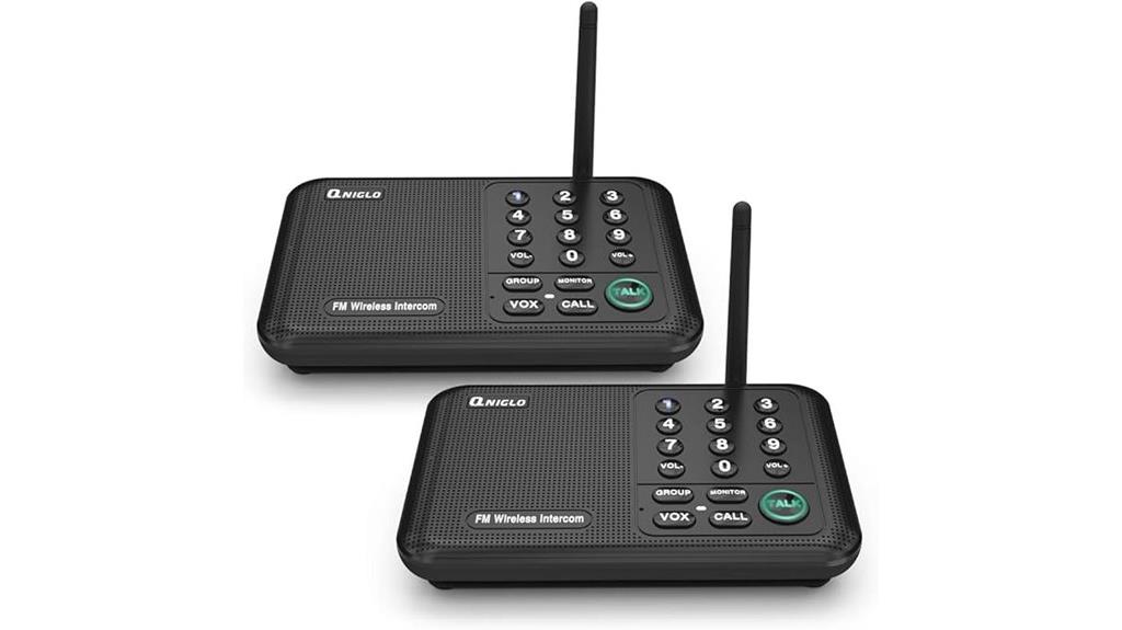 long range wireless intercom