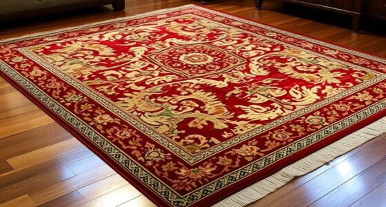 luxurious high knot silk rugs