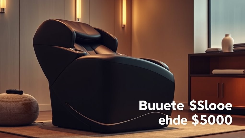 luxury massage chair features