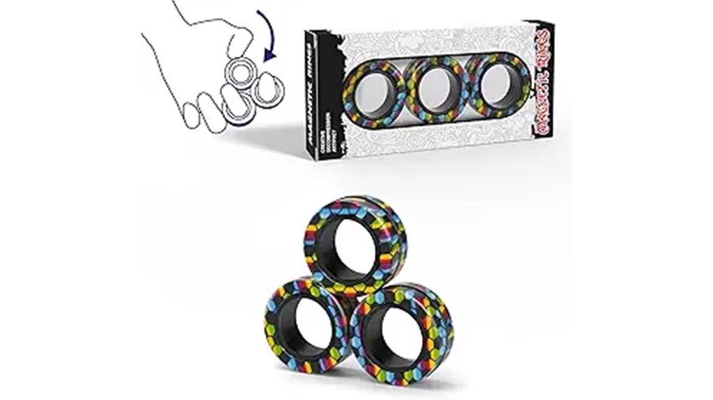 magnetic ring fidget set